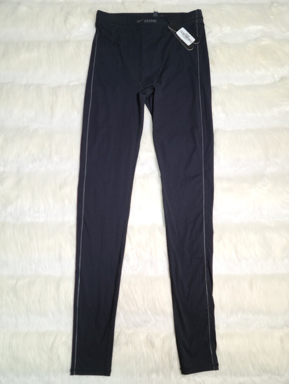 Nike SKIMS Weightless V Pannel Full Legging Black Obsidian Women XS NEW
